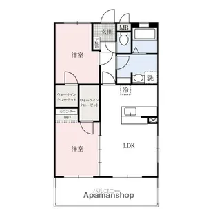 GAIKU宮前【1階】の間取り