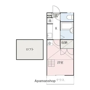 桐生ウィンハイツ【101号室】の間取り