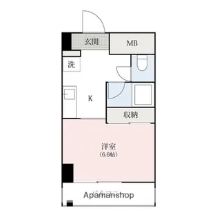 グリーンハイツ桐生【201号室】の間取り