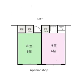 ドーム前原【2階】の間取り