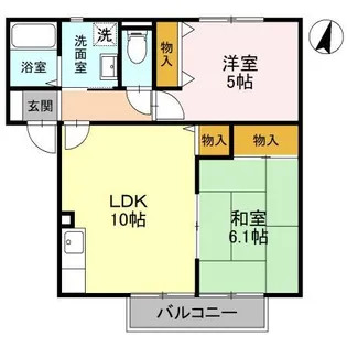 パナステージ 四季の郷 D【2階】の間取り