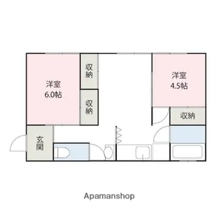 群馬県桐生市川内町2丁目【一戸建】の間取り