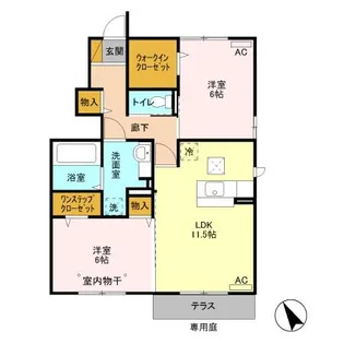 グラン・リーオ C【1階】の間取り