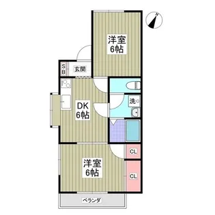 リブレス桐生堤町A【2階】の間取り