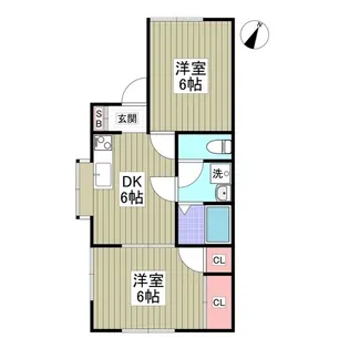 リブレス桐生堤町A【1階】の間取り
