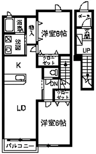 レジェンドアーク Ⅰ【2階】の間取り