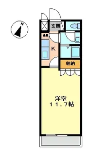 グランチェスタA【2階】の間取り