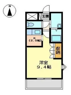 アラモード【1階】の間取り