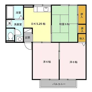 ベルタウン C【2階】の間取り