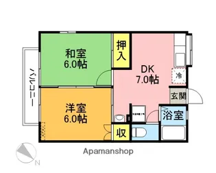 ソフィアハイツ【203号室】の間取り