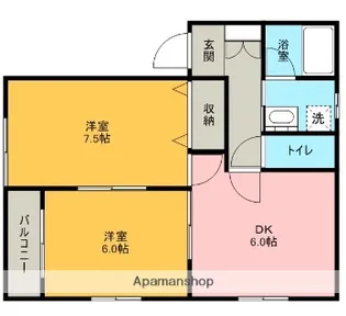 ういんぐ67【301号室】の間取り