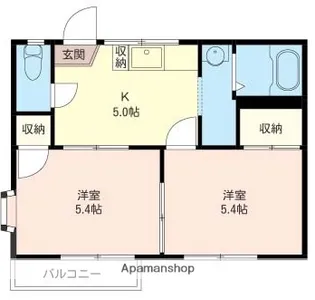 カジュアル【2階】の間取り