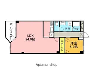 マサルマンション【2階】の間取り