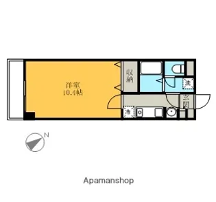 プティパレドゥ【1階】の間取り