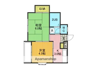 パステルハイム【1階】の間取り