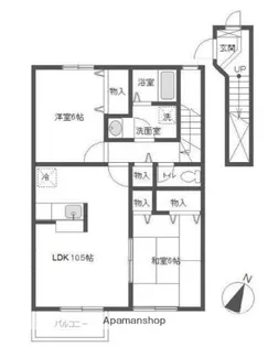 ファインコートⅣ【2階】の間取り