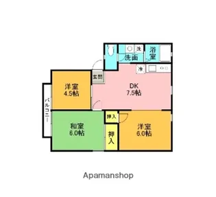 サンビレッジ上尾【2階】の間取り