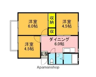パナハイツアーバン榎本A棟【202号室】の間取り