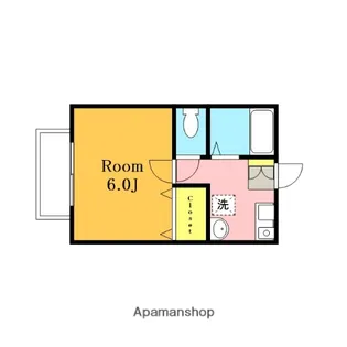 エルサージュ北上尾【102号室】の間取り