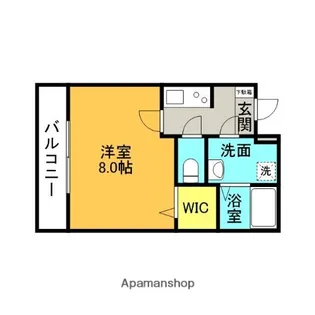 アルビオン【202号室】の間取り
