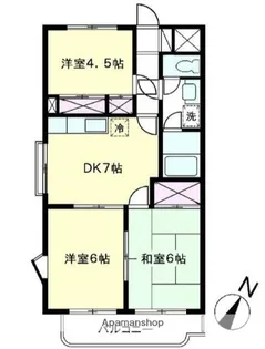 マロンローズ北上尾【4階】の間取り