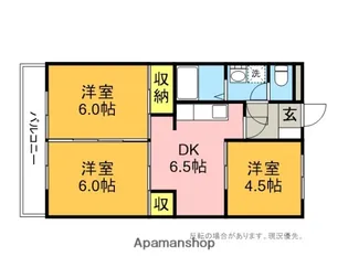 パークマンション上尾【3階】の間取り