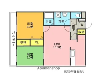YKマンション(YK北本マンション)【2階】の間取り