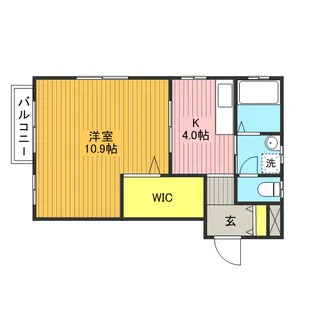 ルミエール西高尾 B【2階】の間取り