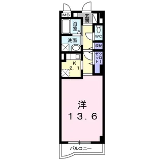 クラールアンジュ【3階】の間取り