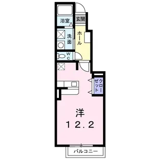 アネシス・参番館【1階】の間取り