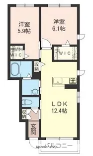 SHAMAISON FUJI【1階】の間取り