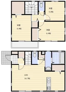 埼玉県北足立郡伊奈町中央2丁目【一戸建】の間取り