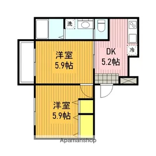 ブランボア【2階】の間取り