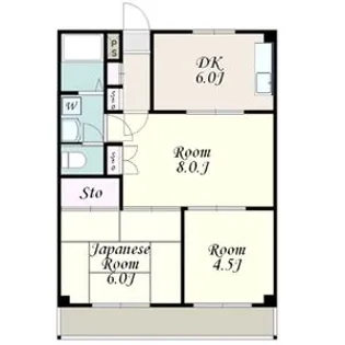 サンドミール北本【2階】の間取り