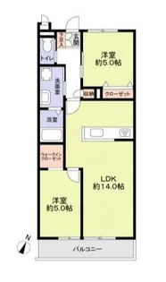 グラン エスポワールD棟【1階】の間取り