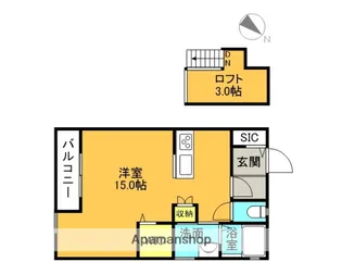 ONE’S上尾EAST【2階】の間取り