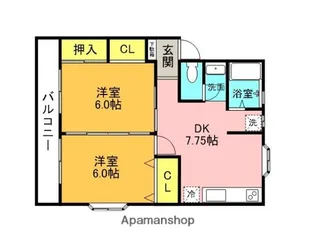 グリーンヒル【2階】の間取り