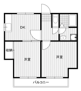 リステルマンション鴻巣【2階】の間取り