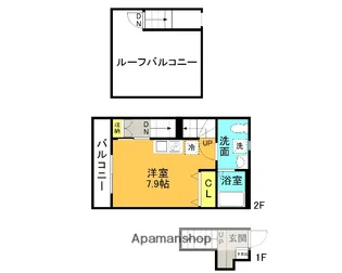 ATAGO BASE【2階】の間取り