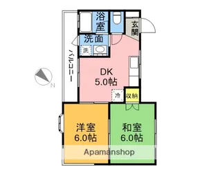 ピアハイム【2階】の間取り