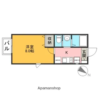トップ上尾【202号室】の間取り