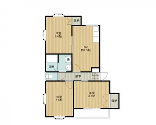 アレグリア北本【103号室号室】の間取り