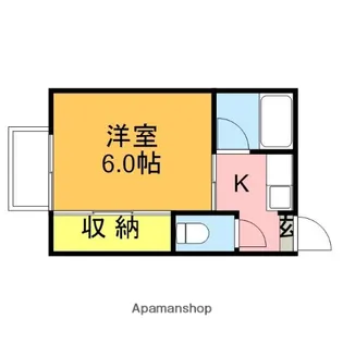 イーグル【2階】の間取り