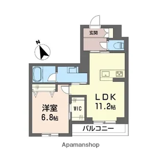ヴィラ サンコウ【1階】の間取り