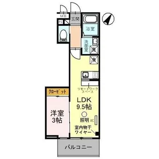 グレイスグリーンヒルズ【2階】の間取り