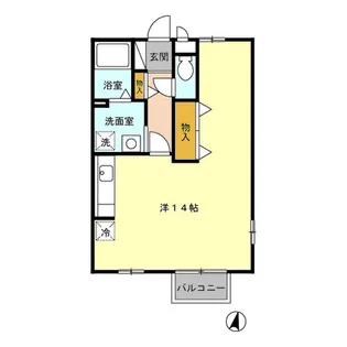 ヴィラセスト【2階】の間取り