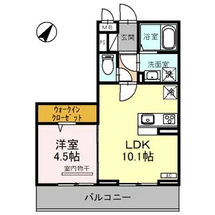 ノーブルパレス【3階】の間取り