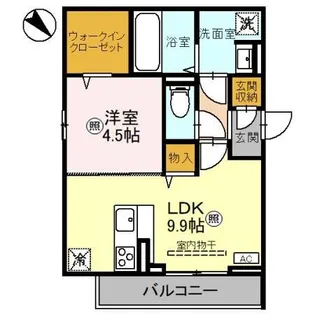 ノーブルヴィラ上尾【2階】の間取り