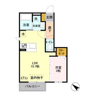 エアロドリーム【2階】の間取り