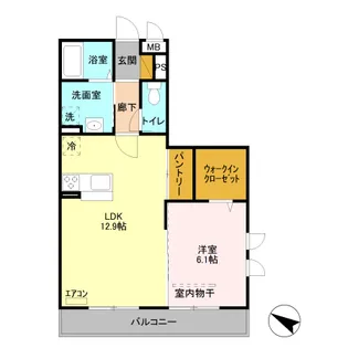 曙マンション Ⅱ【2階】の間取り